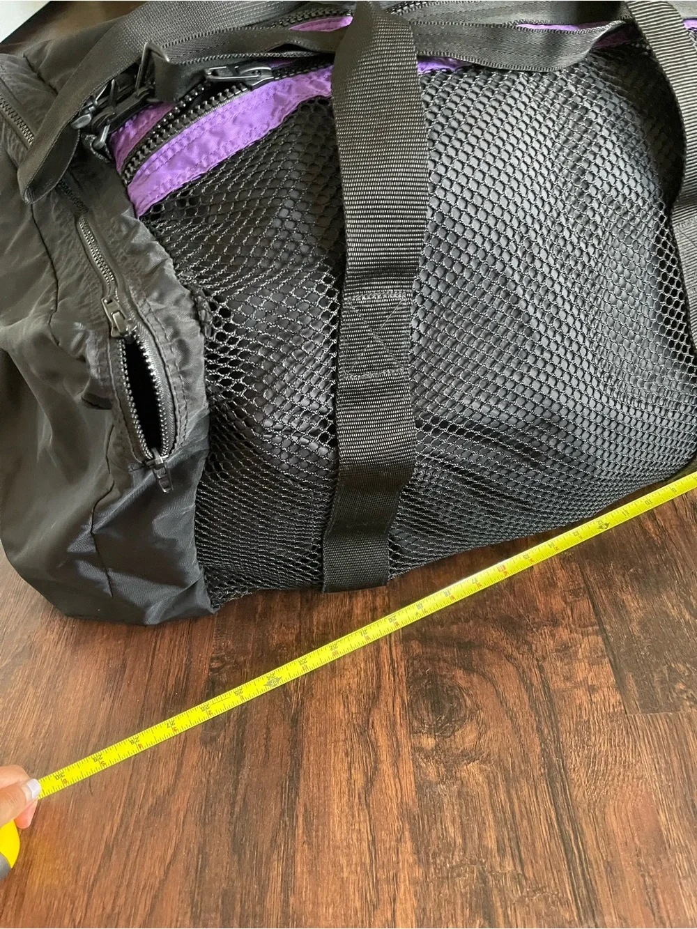 R.E.I. Evaporator Duffel LARGE Discontinued Black w/ Shoulder Strap Made in USA